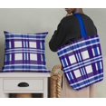 thumbnail image 5 of Soimoi Blue Rayon Fabric Gingham Check Print Fabric by Yard 42 Inch Wide, 5 of 5