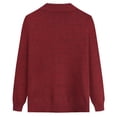 thumbnail image 3 of Youkk Middle-Aged And Elderly Sweater Exquisite Workmanship And Wide Application Warm Middle-aged Clothes red 1Set, 3 of 6