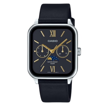 Casio Standard Analog Leather Strap Black Dial Quartz MTP-M305L-1A2V Men's Watch