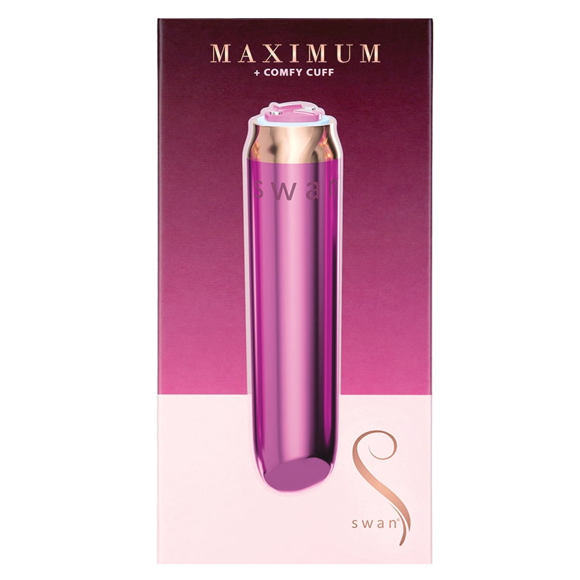 Swan Maximum Rechargeable Bullet Vibrator, Pink