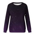 thumbnail image 5 of RKSTN Chandails pour Femmes Mode Automne 2023 Couleur Dégradée Chandail à Manches Longues Grande Taille Coupe Ample Col Rond Chandail Doux, 5 of 5