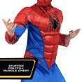 thumbnail image 3 of MARVEL'S SPIDER-MAN YOUTH COSTUME - Combinaison Musclée avec Motif Imprimé et Rembourrage en Polyfill plus Masque Complein, 3 of 3