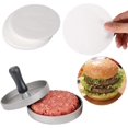 thumbnail image 3 of Djiypn Hamburger Patty Paper Round 4.5 Inch, Baking Parchment Set of 200, Non Stick Patty Paper Sheets for Burger Press, Patty Serperate and Cake Baking, 3 of 9