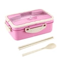 thumbnail image 2 of Vaidha Lunch Box Can Be Heated Household Students Sealed Lunch Box Cutlery Spoon Preservation Box, 2 of 6