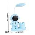 thumbnail image 3 of Pompotops New Astronaut Pencil Sharpener Table Lamp Rechargeable Desktop Cartoon Astronaut Pen Holder Small Table Lamp Children's Gift Clearance, 3 of 8