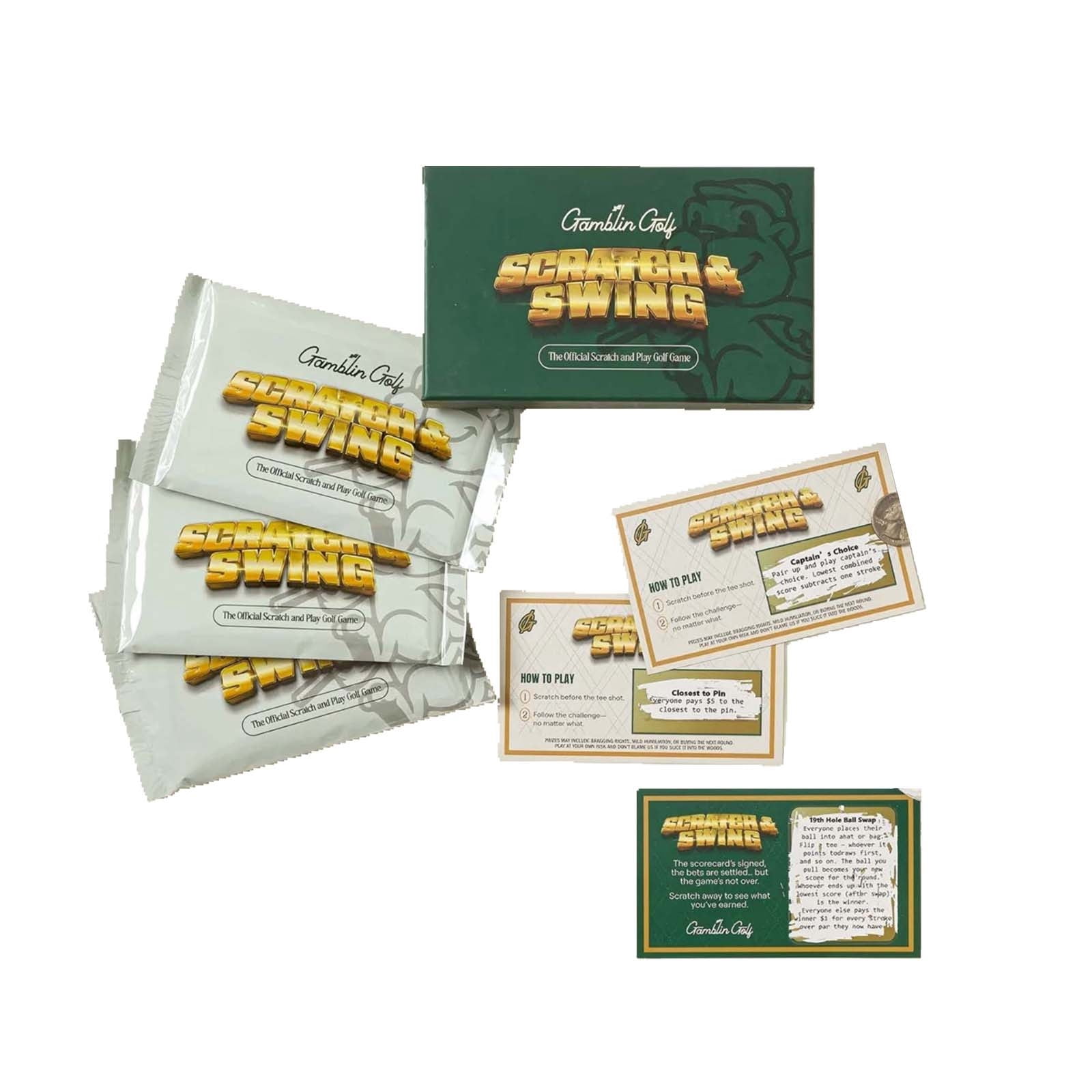 NJGRAE Canada Day Scratch & Swing Card Game Scratch off Cards for Fans Interactive Scorecard Game Clearance Items