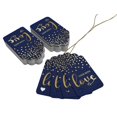 thumbnail image 3 of Inkdotpot 50 Pack Made With Love Text Favor Paper Tags Craft Real Gold Foil Hang Tag, 3 of 6