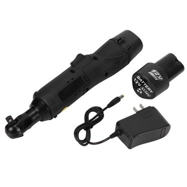 Electric Ratchet Wrench, Multi-Functional Right Angle Ratchet Wrench, Wear Resistant And Anti-Aging Dark For Working Efficiency US Plug 110V