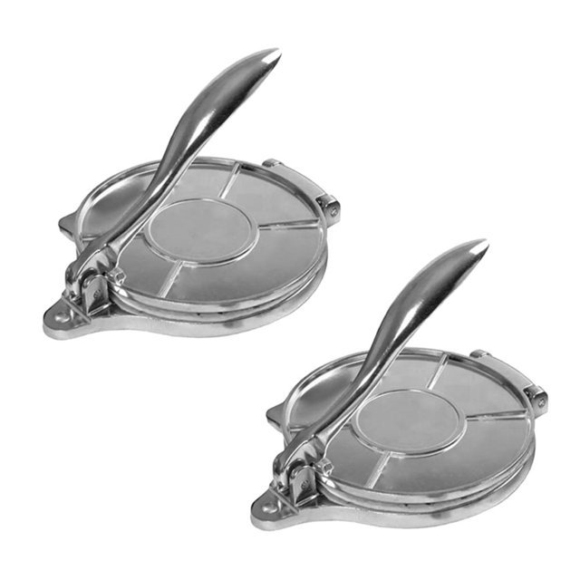 2pcs 8 Inch Aluminum Tortilla Press. Tortilla Maker, Flour Tortilla Press, Rotis Press, Dough Press