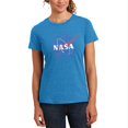 thumbnail image 1 of T-shirt Doux Chiné pour Femmes avec Logo NASA Usé, 1 of 1