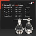 thumbnail image 2 of A-Premium 2 x Front Lower Ball Joint, Compatible with Jeep KL Series - Cherokee 2014 2015 2016 2017 2018, 2 of 9
