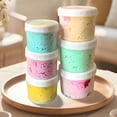 thumbnail image 4 of XIPYYKM 1 Pack-5.4 OZ Freezer Storage Container, Small Plastic Container with Twist Top Lid, Round Food Storage Container, Reusable Soup Container Microwave/Dishwasher Safe, 4 of 9