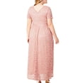 thumbnail image 4 of Robes pour Femmes 2024 Été Surdimensionnée Grande Taille Robe en Dentelle Ajourée avec Poches Robe de Soirée Jupe Longue Rabais de 50 % Liquidation!, 4 of 6