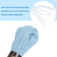 thumbnail image 4 of Unique Bargains Sky Blue Embroidery Floss, 8m Each, 12 Skeins, 4 of 6