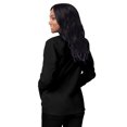 thumbnail image 2 of Sivvan Women's Scrubs Warm-Up Jacket / Front Snaps - Round Neck, 2 of 7