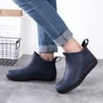 thumbnail image 4 of Bottes de Pluie Courtes Imperméables pour Hommes XZNGL, Mode Décontractée, Extérieur, à Enfiler, Chaussures d'Eau, 4 of 9