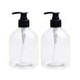 thumbnail image 1 of 500ML PET Plastic Dispensers Refillable Designer Bottles Excellent Liquid Hand Soap Shampoo And Massage Oil Dispensers Shatterproof, 1 of 6