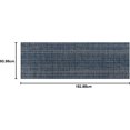 thumbnail image 2 of Seavish Hallway Runner Rug, Low Pile Washable Kitchen Runner Rug 2x6, Cotton Woven Reversible Entryway Rug, Dark Blue Farmhouse Throw Rug Runner for Living Room Bedroom Laundry Patio, 2 of 8