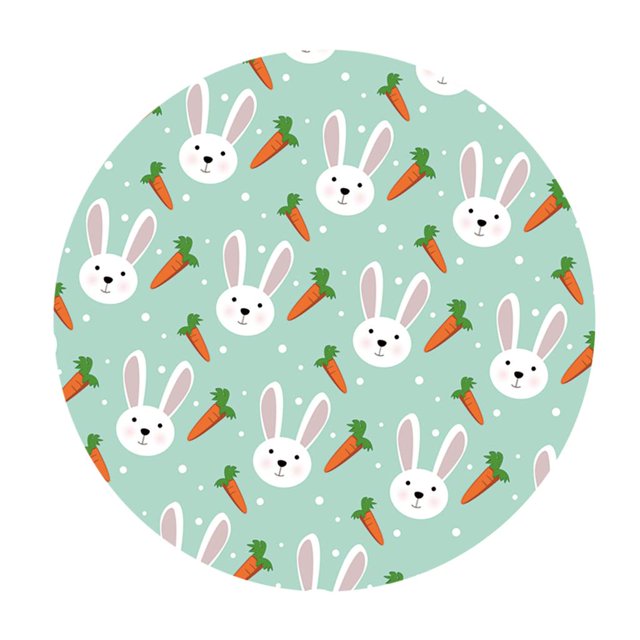 Rongfmy Round Tablecloth Waterproof Polyester Tablecloth Indoor Furnishing H - 150cm (60 Inch)