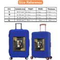 thumbnail image 3 of New Travel Suitcase Luggage Covers Protective Covers Scratch Proof Dust Cover Reusable Dust Cover Fgolden Pattern Series 8golden R L, 3 of 6