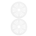thumbnail image 1 of KAKOWELY Bonnet en Forme de machine à Laver 2 Pcs Capuchon Rotatif en Plastique Automatique Pièce de Lavage Déshydratation Baril Accessoires de machine à Laver Blanc, 1 of 4