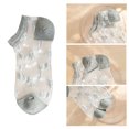 thumbnail image 4 of YAOBAMM Invisible Socks Women Shoes 1 Pair Invisible All Match Elastic Breathable Short Weaving Sole Cool Polyester Transparent Design, 4 of 6