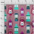 thumbnail image 2 of oneOone Tissu en Velours Rose Rétro Lanterne Matériel de Robe Tissu Imprimé Tissu au Mètre 58 Pouces de Large, 2 of 5