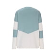 thumbnail image 5 of PEONAVET Chandail Sans Manches Femme Mode Automne Hiver Tricoté Ample Blouse à Manches Longues Chandail à Col en V, 5 of 5