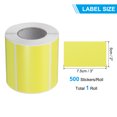 thumbnail image 2 of Uxcell Rectangular Color Coding Labels Rectangle Colored Labels Sticker Moving Stickers Label Tag Yellow 3"x2", 2 of 7