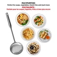 thumbnail image 3 of Starfrit Stainless Steel Asian Style Skimmer, Long Handle for Heat Protection, Ideal for Frying, Broths, Noodles, Vegetables, Seafood, Easy to Store, 14.8 in, 3 of 6