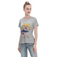 thumbnail image 4 of T-Shirt Basique à Manches Courtes pour Femmes Édition Sailor Moon Q Tsukiha, 4 of 6