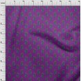 thumbnail image 3 of oneOone Georgette Viscose Fabric Leaves & Floral Block Fabric Prints By Yard 42 Inch Wide, 3 of 4