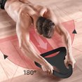 thumbnail image 1 of Neinkie Dessous de Verre Abdominal Machine d'Entraînement, Roue Absorbante pour Exercice à Domicile, Entraîneur de Force à la Taille avec Tapis à Genoux, 1 of 9