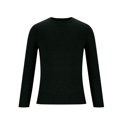 thumbnail image 3 of Besolor Men Solid Color Knitted Sweaters Long Sleeve Round Neck Pullover Tops Plus Size Casual Bottom Layer Shirts, 3 of 5