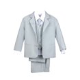 thumbnail image 3 of BABY, TODDLER & BOY WEDDING  PARTY FORMAL no tail TUXEDO SUIT LT. GRAY  S -20, 3 of 7