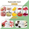 thumbnail image 2 of Vegetable Chopper 4 in 1 Handheld Electric Food Chopper Set Wireless Vegetable Cutter Set with USB Powered for Garlic Chili Onion Celery Ginger Meat, 2 of 7