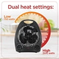 thumbnail image 4 of BLACK+DECKER Lightweight Space Heater for Indoor Use, 1500W Infrared Heater with Overheat Protection, 4 of 7