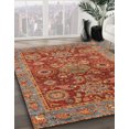 thumbnail image 2 of Ahgly Company Indoor Rectangle Abstract Orange Brown Abstract Area Rugs, 2' x 3', 2 of 6