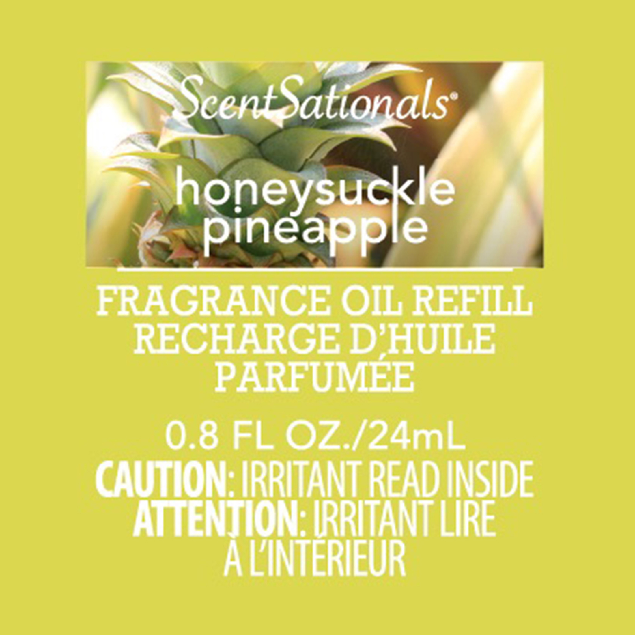 D'huile parfumée Scentsationals - Ananas au chèvrefeuille
