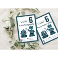 thumbnail image 4 of Darling Souvenir White Birthday Invitation Card Printable Fill or Write In Blank Invites Party Supplies Pack Of 28 5 x 7 Inches, 4 of 5