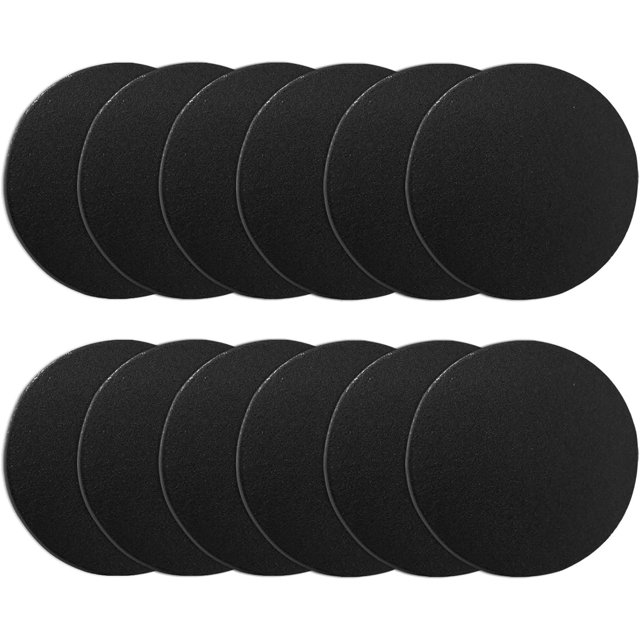 Lot de 12 Filtres à Compost pour Bac de Comptoir, Filtres à Charbon de 6,7 Pouces pour Seau à Compost, Ensemble de Recharge de Remplacement de Filtre pour Bac à Compost de Cuisine à Domicile
