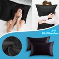 thumbnail image 2 of WIFKLSIIPG 2PCS Standard Size (20x26 inches) Satin Pillow Covers with Envelope Closure, 2 of 9