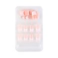 thumbnail image 1 of ziyahi False Nail Wearable Perfect Matching Simple to Wear No Irritating Odor Fake Fingernail Breathable Press Type Adjustable Paster Type 16 Type 33 F741 1Set, 1 of 6