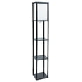 thumbnail image 1 of Floor Lamp with wood shelves, 1 of 2