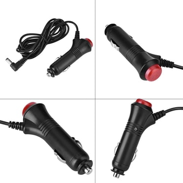 Greensen Cordon d'Alimentation pour Allume-Cigare, Câble pour Allume-Cigare, Chargeur d'Allume-Cigare de Voiture 12 V C.c. 12 V Fiche 5,5 x 2,1 mm Câble Adaptateur Cordon avec Interrupteur