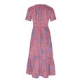 thumbnail image 3 of Robe Complète Georges Robes pour Femmes 2024, Chandail Tricoté à Encolure en U pour Femmes avec Dentelle et Robe Chandail au Tempérament à la Mode, 3 of 4