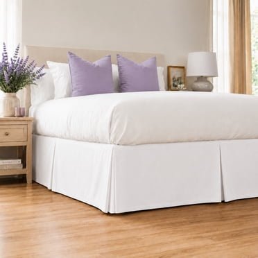 Swift Home Premium Bed Skirt 14-Inch Tailored Drop, 1 Pack, Twin