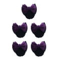 thumbnail image 1 of Wweixi Professional Hair Plate Mesh Pocket Featuring Convenient Snood Net Elegant Two Bows-dark purple 5Set, 1 of 6