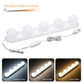 thumbnail image 1 of Labymos Lampe Miroir LED Portable avec 5 Ampoules, Chargement USB, Intensité Réglable, 3 Modes de Couleur, 1 of 5