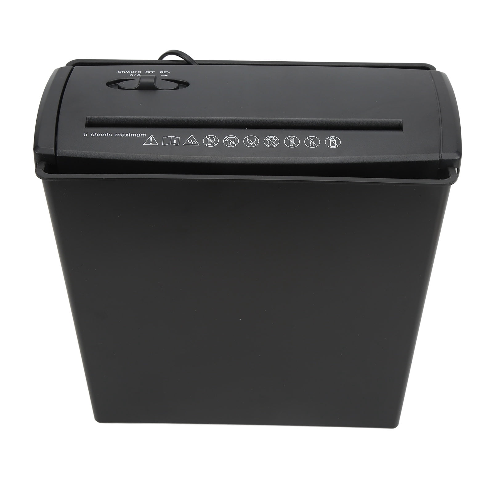 VoborCA Electric Paper Shredder Automatic Strip Shredder, Small Size, 10L Capacity, EU Plug, 220V-240V